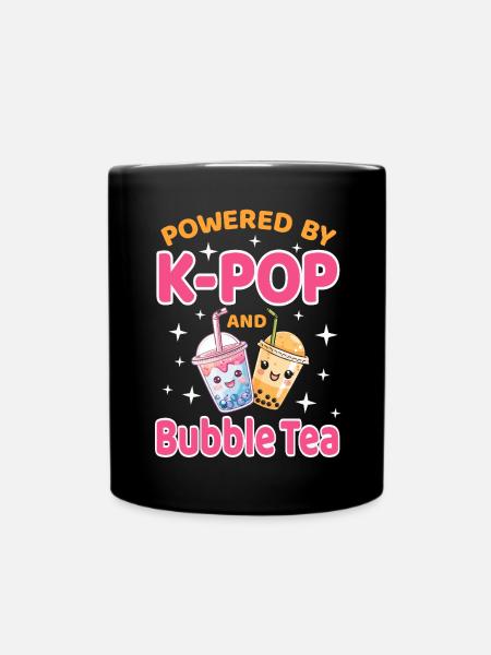 K-Pop et Bubble Tea Corée - Mug uni - noir