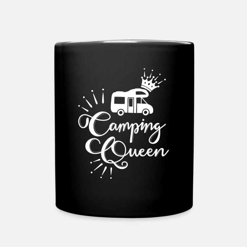 Camping Queen Camping-car - Mug uni - noir