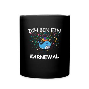 Carnaval Carnaval Confettis Costume Remplacement Karnewal - Mug uni - noir - Devant