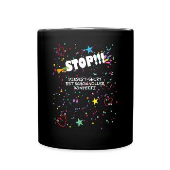 Carnival Confetti Costume - Full Colour Mug - black - Front