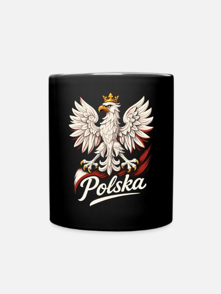Pologne Polska aigle drapeau drapeau épique cadeau - Mug uni - noir