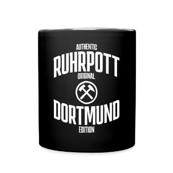 Ruhrpott Shirt dortmund edition - Full Colour Mug - black - Front