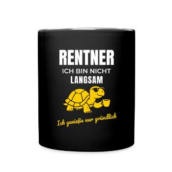 Pensioners I just enjoy thoroughly - Full Colour Mug - black - Front