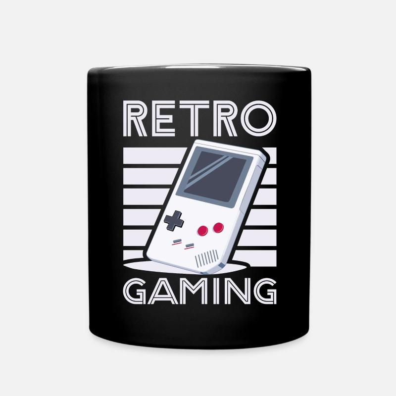 Retro Gaming 1 by Helfspawn - Full Colour Mug - black