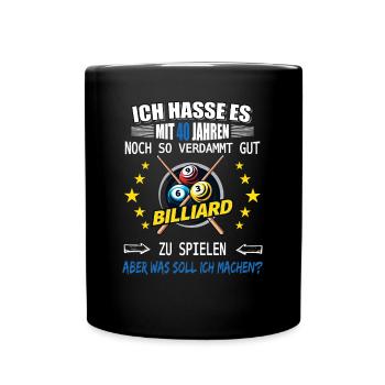 40e anniversaire - Mug uni - noir - Devant