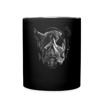 Rhinoceros - Full Colour Mug - black - Front