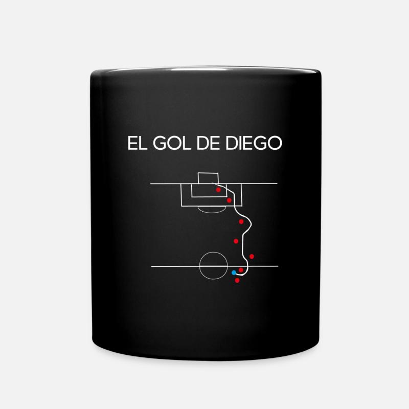 EL GOL DE DIEGO - Mug uni - noir