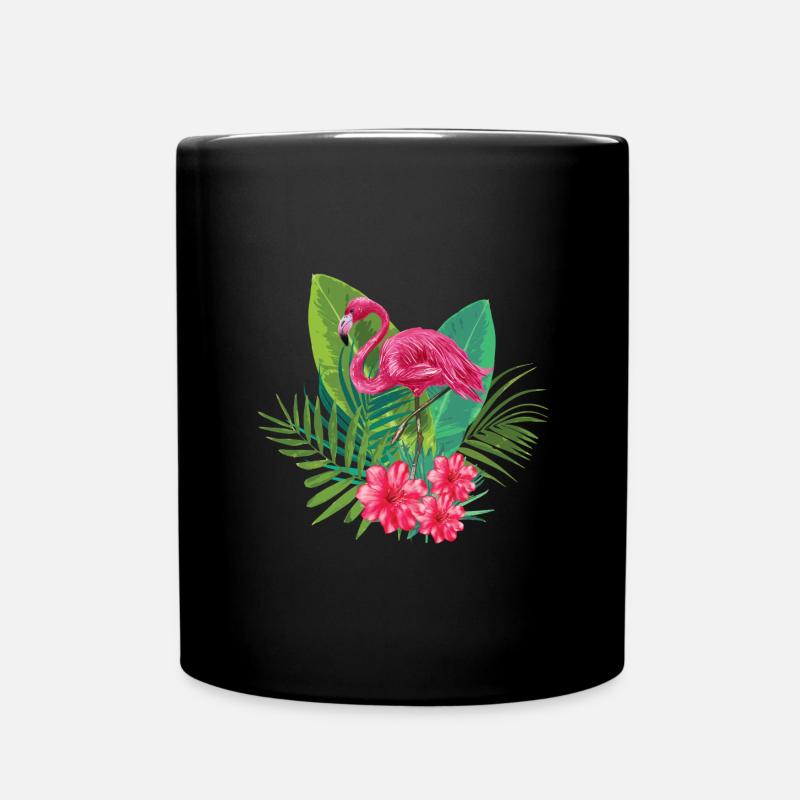 Flamingo - Tasse einfarbig - Schwarz