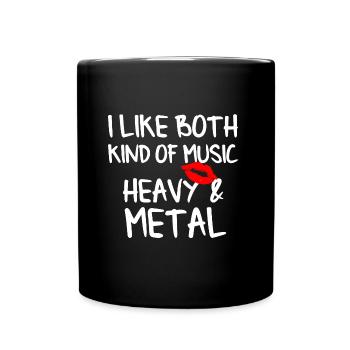 Heavy Metal Cadeau de la musique - Mug uni - noir - Devant