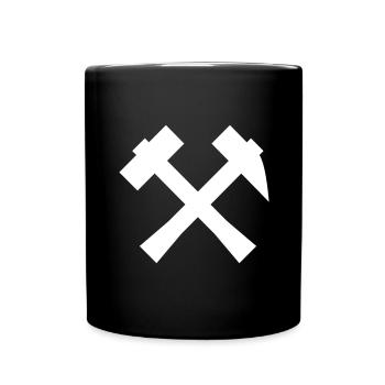 Mining icon - Full Colour Mug - black - Front