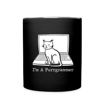 Programmer Coder Software Developer - Full Colour Mug - black - Front