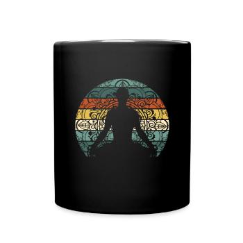 Professeur de Yoga Cadeau Namaste Méditation École de Yoga - Mug uni - noir - Devant