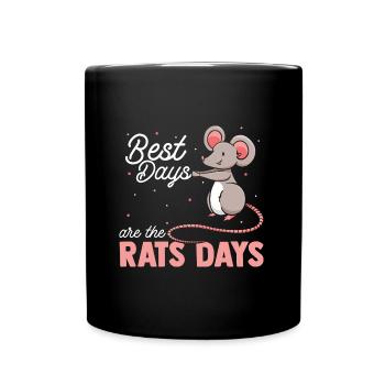 Rat - Full Colour Mug - black - Front