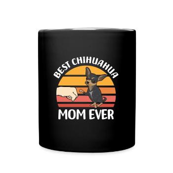 Chihuahua Mama | Pet Dogs Dog Idée cadeau - Mug uni - noir - Devant