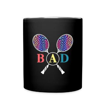 badminton crossminton badminton racket - Full Colour Mug - black - Front