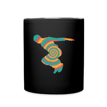 Parkour - Tasse einfarbig - Schwarz - Vorne