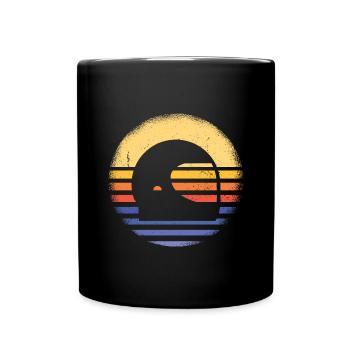 Sport Retro Sunset Racing - Mug uni - noir - Devant