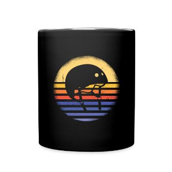 Sport Retro Sunset Roller Derby - Mug uni - noir - Devant