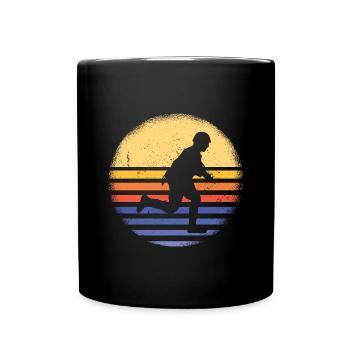 Sport Retro Sunset Airsoft - Full Colour Mug - black - Front