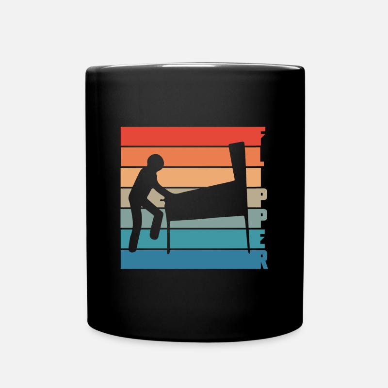 Flipper - Tasse einfarbig - Schwarz