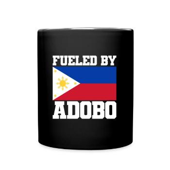 Philippinen Flagge | Filipino Land Asien Geschenke - Tasse einfarbig - Schwarz - Vorne