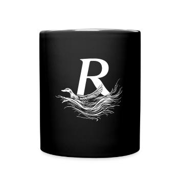 Rente Ente - Rentner Ruhestand Pension Geschenk - Tasse einfarbig - Schwarz - Vorne