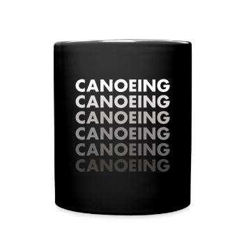 Canoeist Canoeing - Tasse einfarbig - Schwarz - Vorne