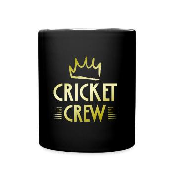 Cricket Crew - Tasse einfarbig - Schwarz - Vorne