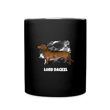 LORD DACKEL - Tasse einfarbig - Schwarz - Vorne