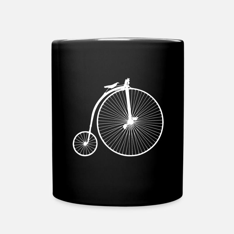 Hochrad - Tasse einfarbig - Schwarz