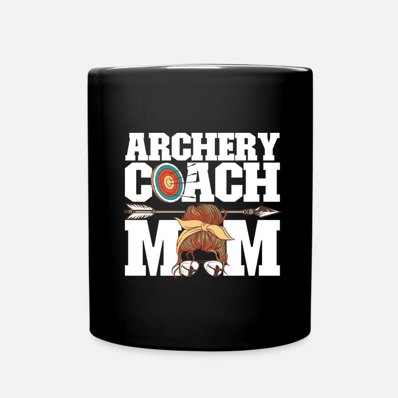 Tir à l’arc Flèche Tir à l’arc Tir à l’arc - Mug uni - noir