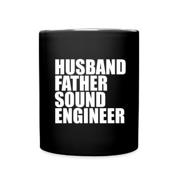 Tontechniker Sound Audio Engineer - Full Colour Mug - black - Front