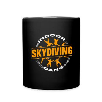 Indoor Skydiving - Full Colour Mug - black - Front