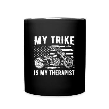 Triker - Tasse einfarbig - Schwarz - Vorne