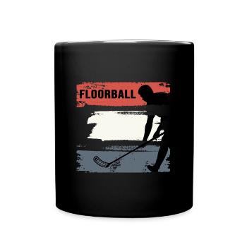 floorball floorball floorball season bandy - Full Colour Mug - black - Front