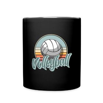 Volleyball - Full Colour Mug - black - Front