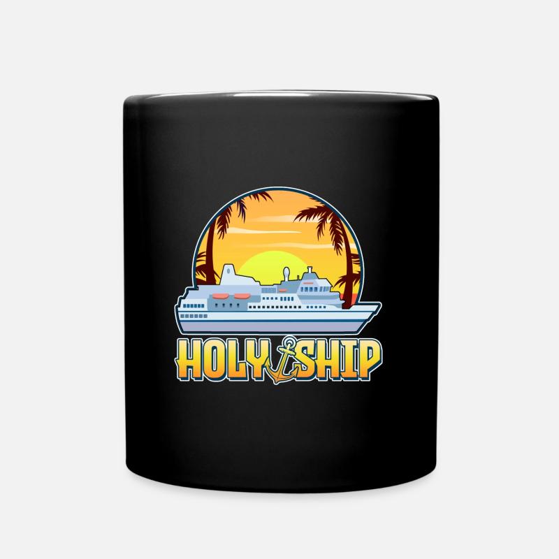 Vacances en croisière - Mug uni - noir
