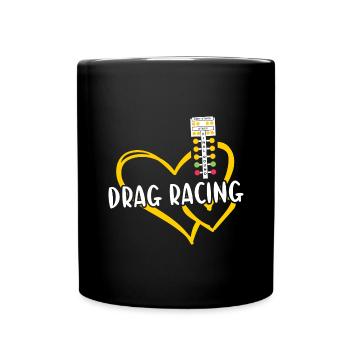 Sport Heart Drag Racing - Mug uni - noir - Devant