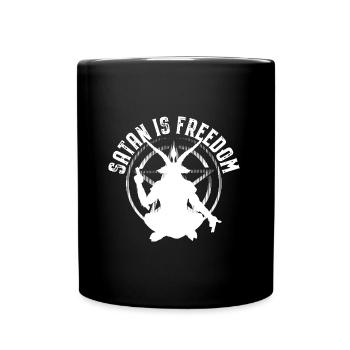 Proverbes du satanisme | Cadeaux d’horreur satanistes - Mug uni - noir - Devant