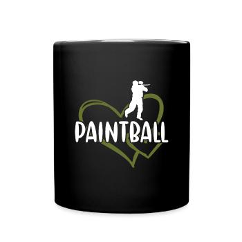 Sport Heart Paintball - Mug uni - noir - Devant