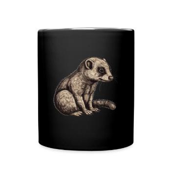 Baby Mongoose Mongoose - Full Colour Mug - black - Front