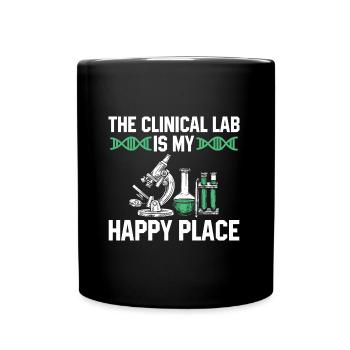 Medizinische Laboranten | Labor Chemie Geschenke - Tasse einfarbig - Schwarz - Vorne