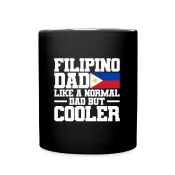 Philippinisch | Philippinen Filipino Meer Geschenk - Tasse einfarbig - Schwarz - Vorne