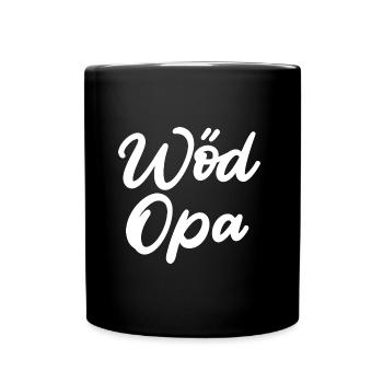 Wöd Opa Österreich Oma tolle Oma beste Oma - Tasse einfarbig - Schwarz - Vorne