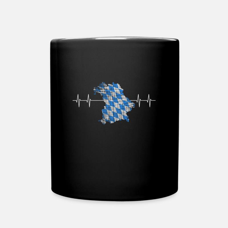 Bayern Bavaria - Tasse einfarbig - Schwarz