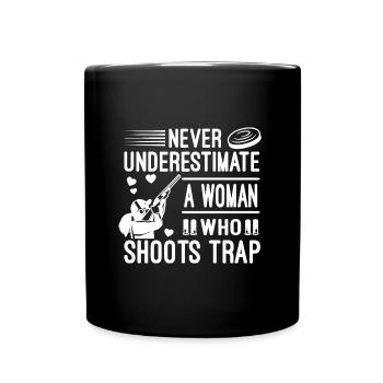 Fallenschießen - Tasse einfarbig - Schwarz - Vorne