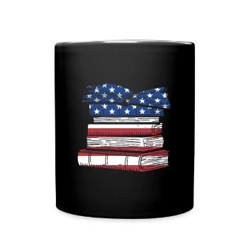 Lisez-nous Lecture du drapeau - Mug uni - noir - Devant