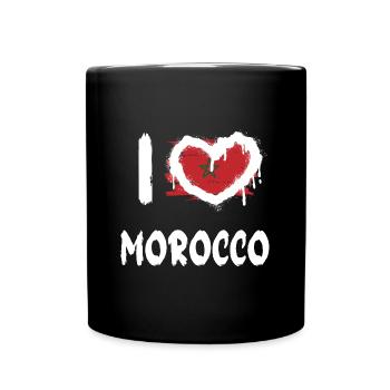 J’aime le Maroc / J’aime le Maroc Pays - Mug uni - noir - Devant
