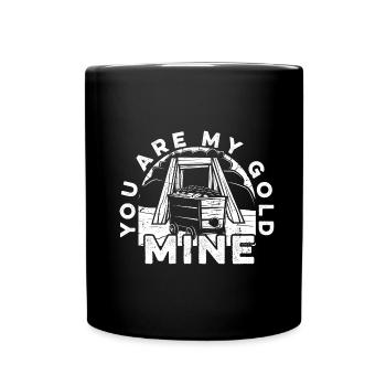 Gold Mining Gold Mine - Full Colour Mug - black - Front