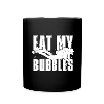 Scuba Diving Divers Diving - Full Colour Mug - black - Front